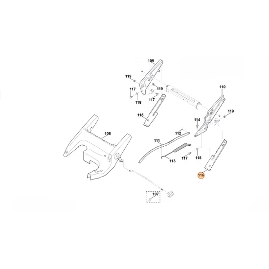 Stihl  Pokrywa 6375 706 0720